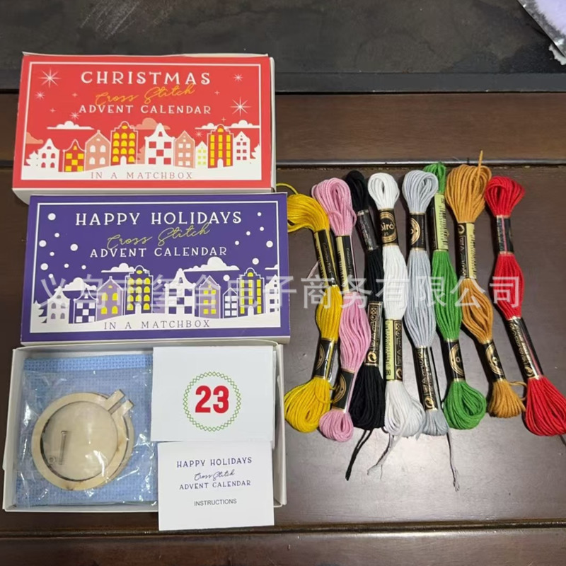 DIY Noel Çapraz Dikiş Advent T - Embroidery Xmas Kits incelemesi ve fiyatı
