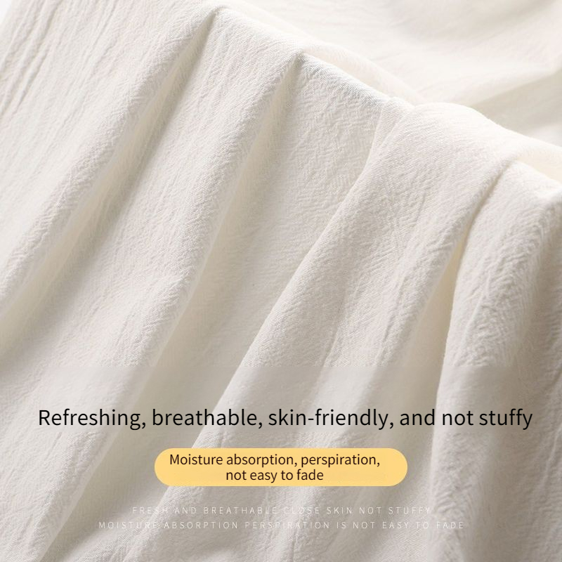 Yazlık Pamuklu Keten Krep Kuma - Linen Fabric Natural incelemesi ve fiyatı
