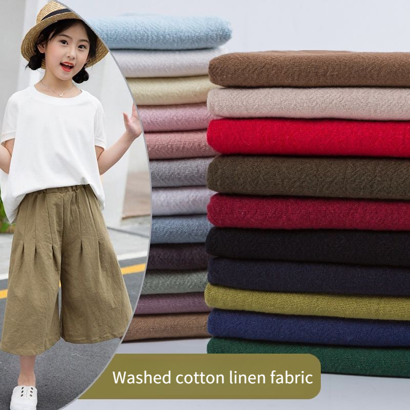 Yazlık Pamuklu Keten Krep Kuma - Linen Fabric Natural incelemesi ve fiyatı
